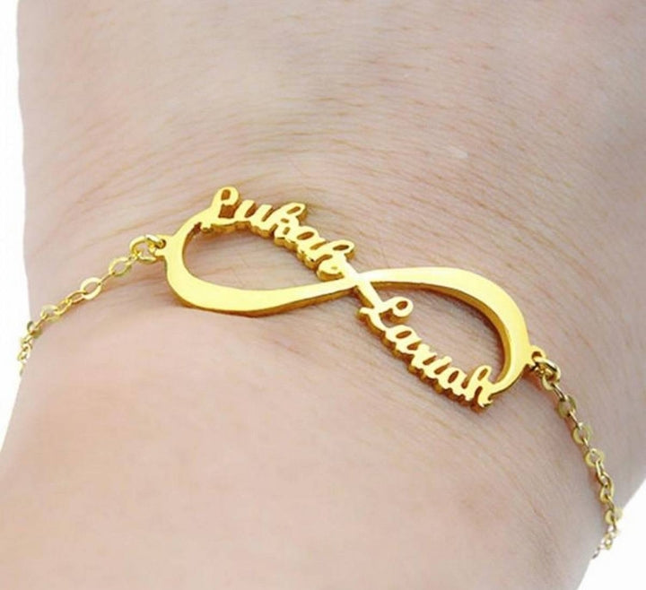 Customized Golden Name Bracelet – Stylish & Personal.