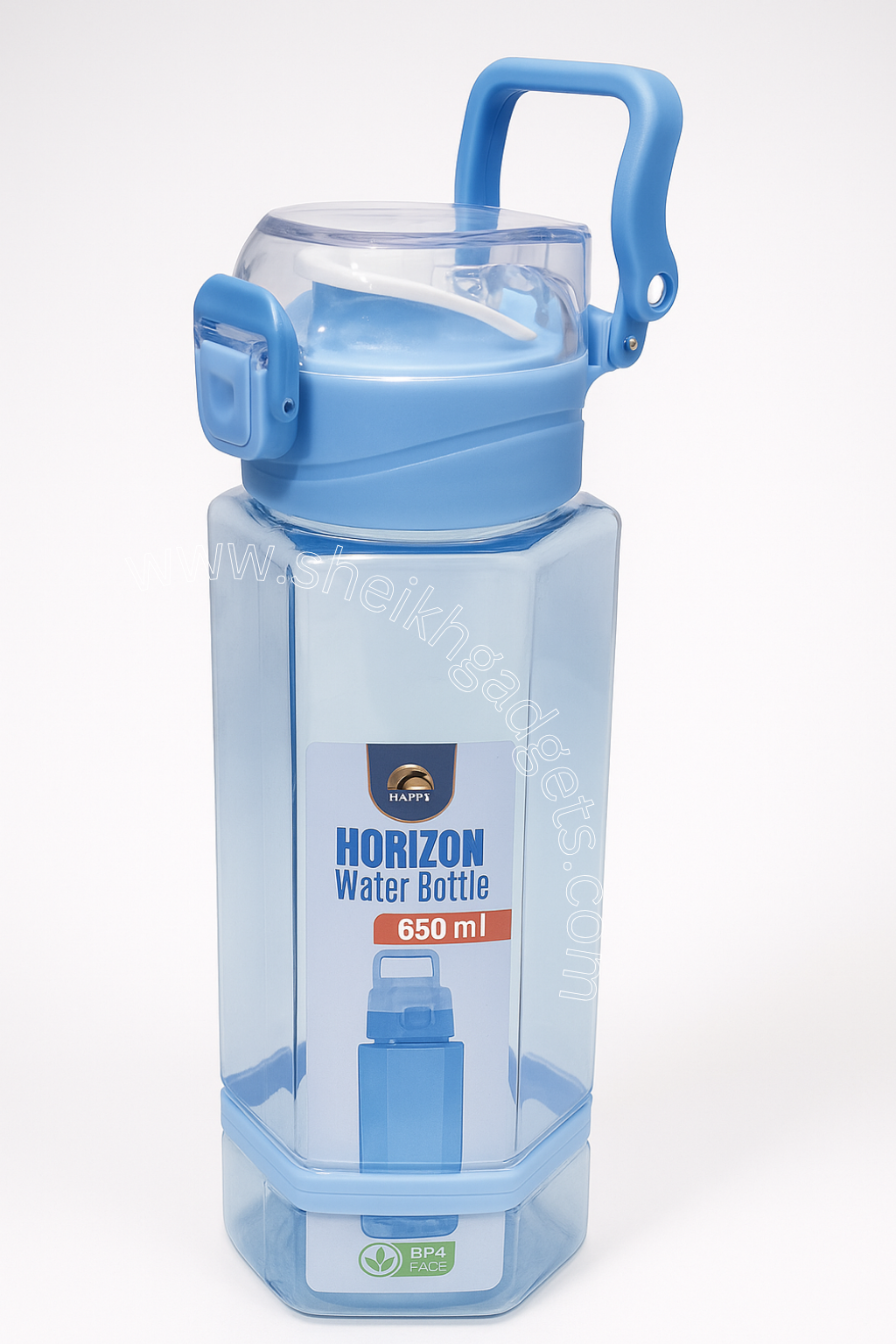 Horizon 650ml High Quality Plastic Water Bottle – Leakproof & Durable.