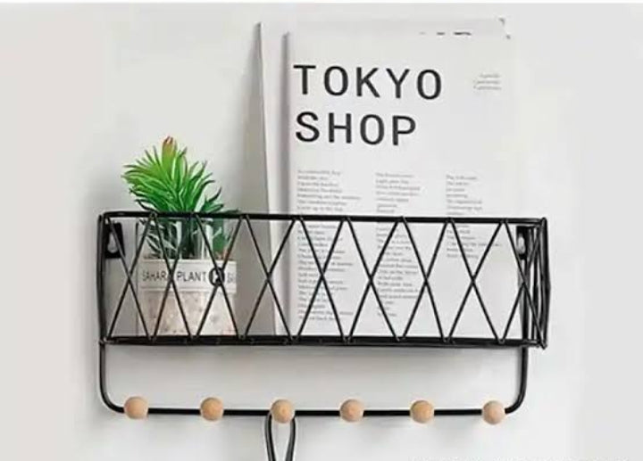 Metal Straight Shampoo Rack - Stylish and Durable Storage for Bathroom.