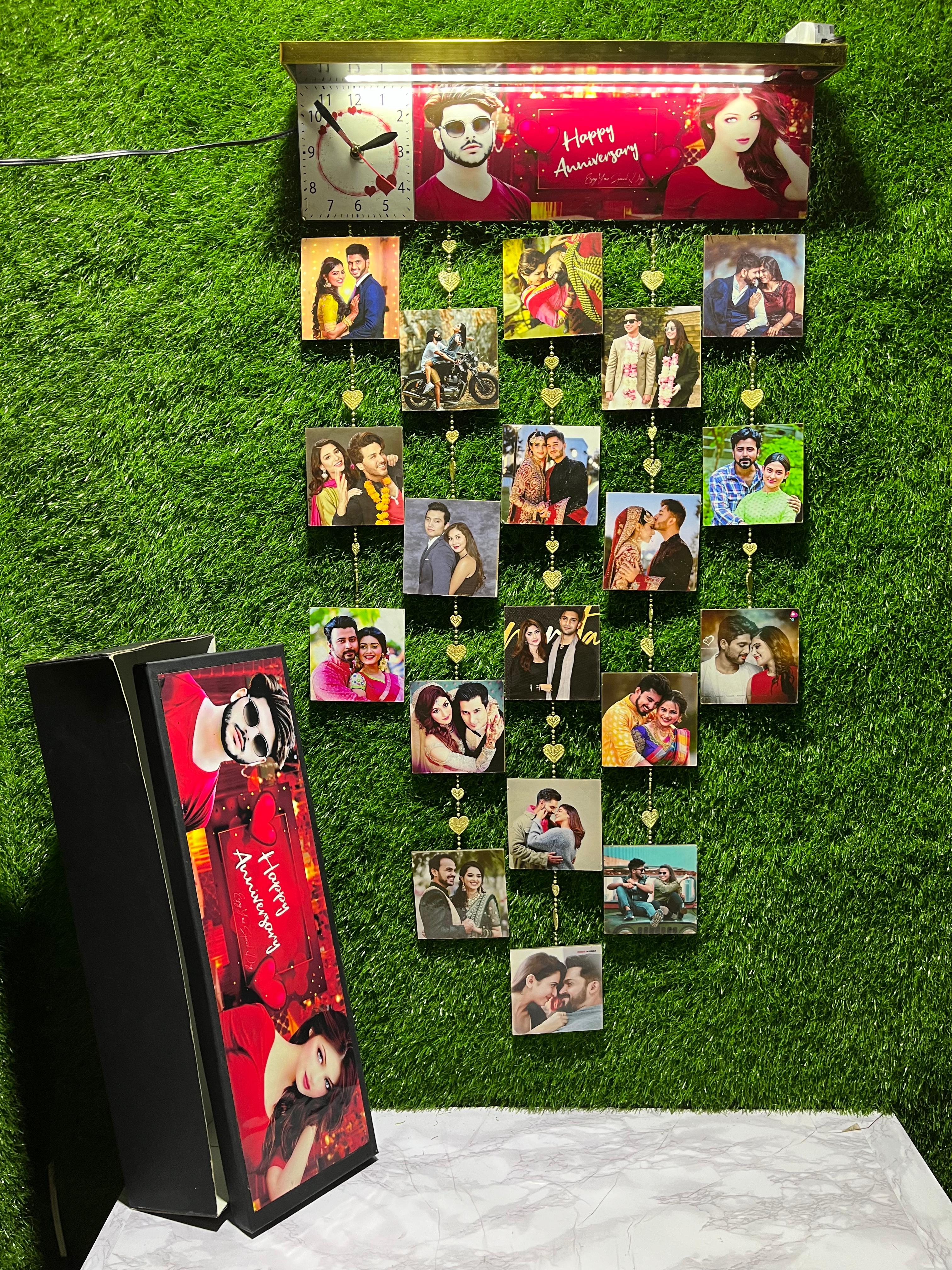 Wall Picture Hanger with Storage Box – Decorative & Convenient Organizer for Photos & Frames.