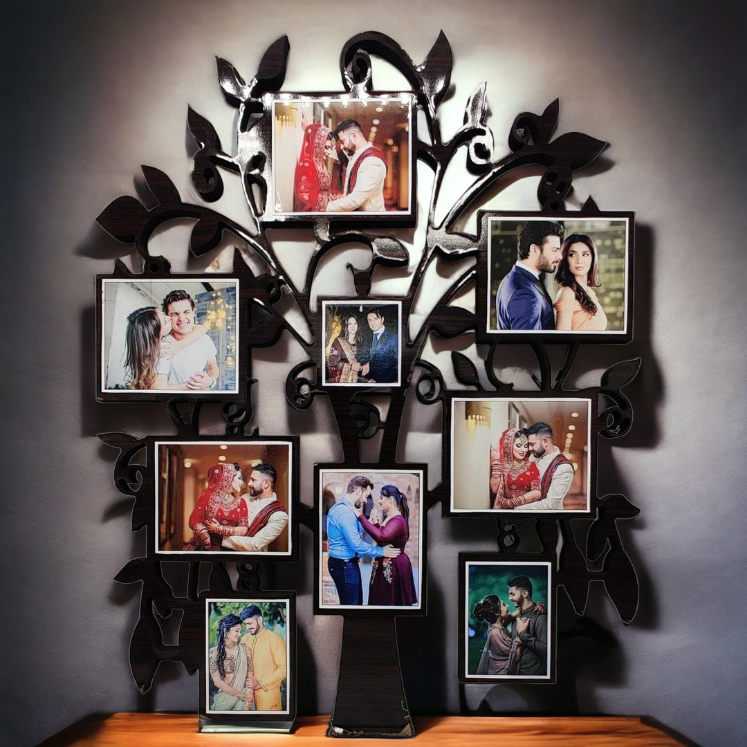 Customized CNC Frame with Your Photos – Stylish 1-Inch Design for Home & Gifts