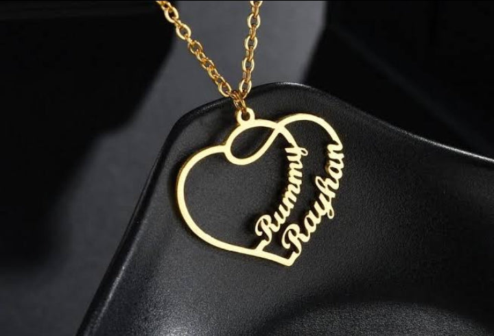 Name Engraved Locket – Unique Personalized Necklace.