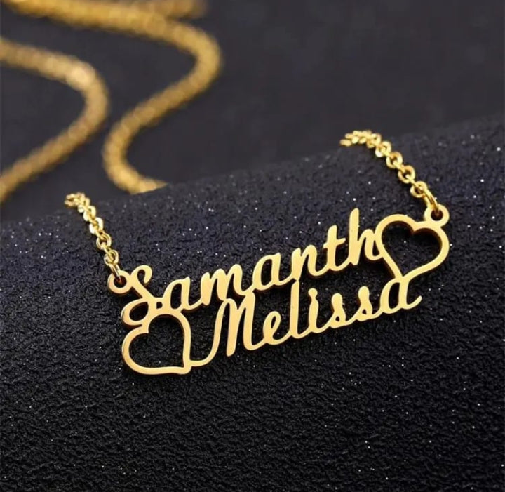 Name Engraved Locket – Unique Personalized Necklace.