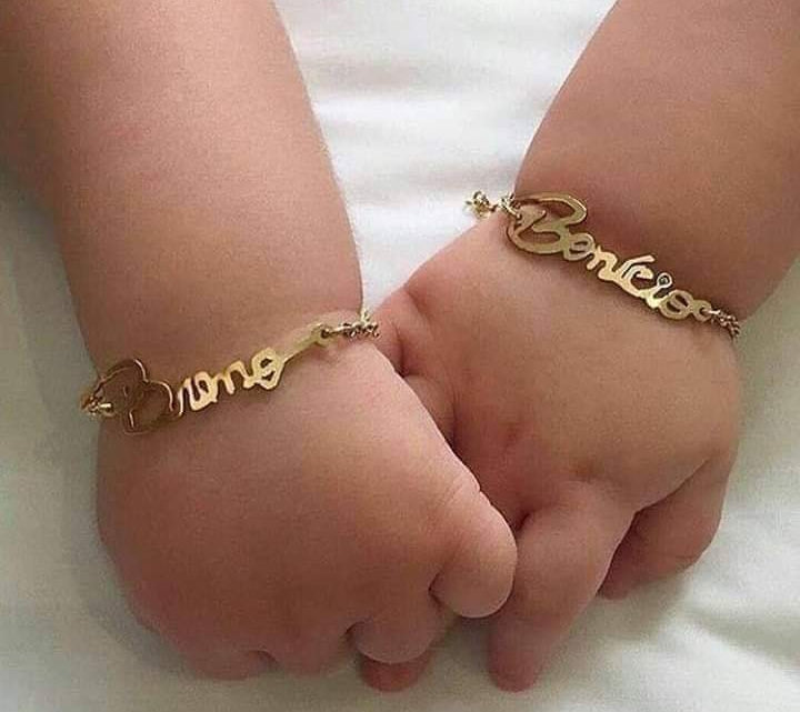 Customized Golden Name Bracelet – Stylish & Personal.