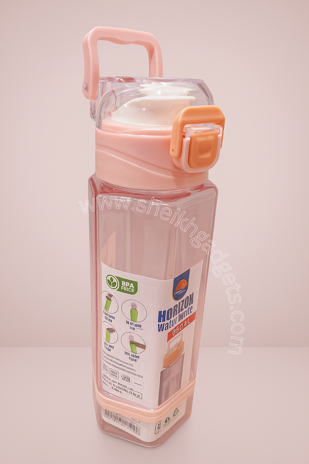 Horizon 650ml High Quality Plastic Water Bottle – Leakproof & Durable.
