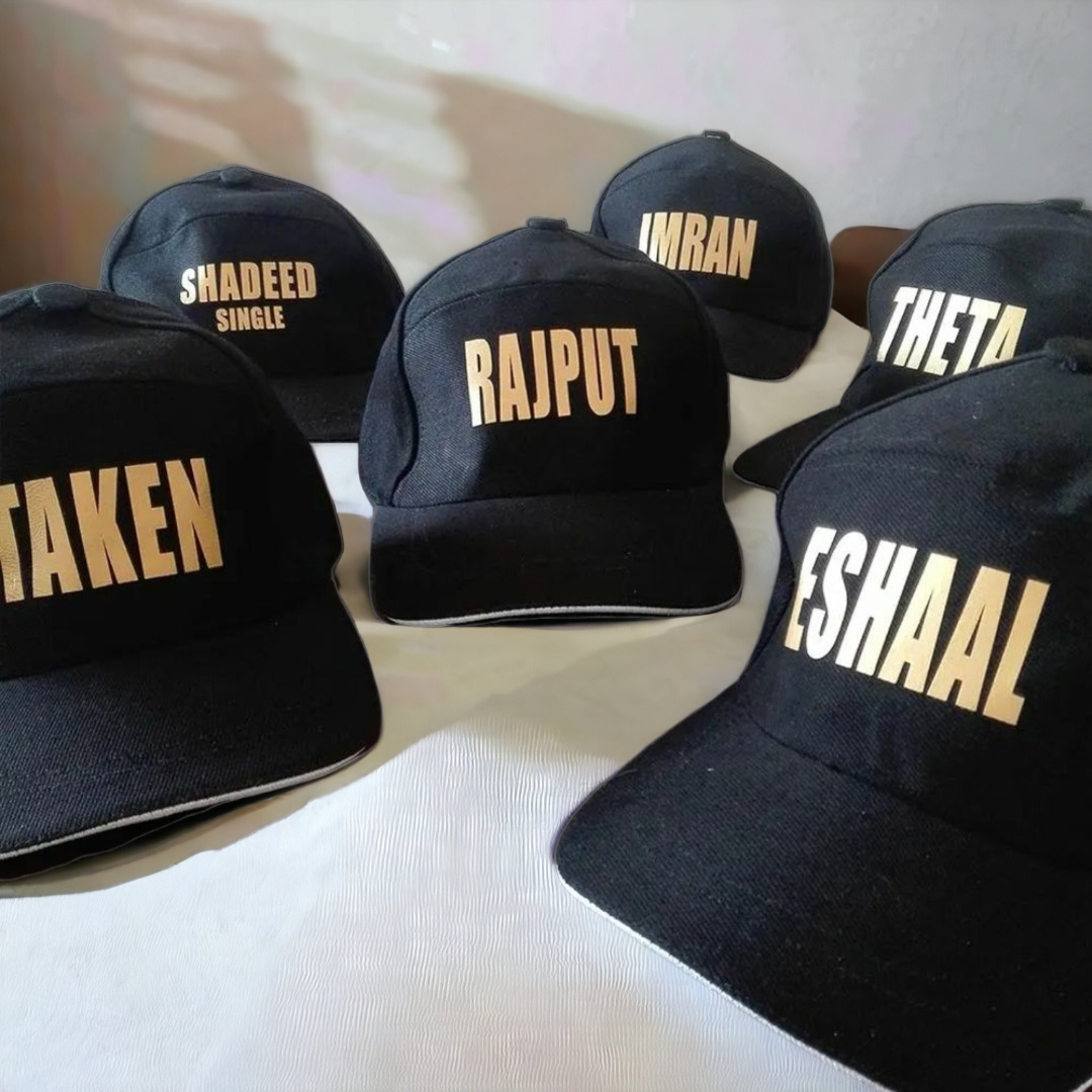 Customized P Cap with your Name or Logo Printing