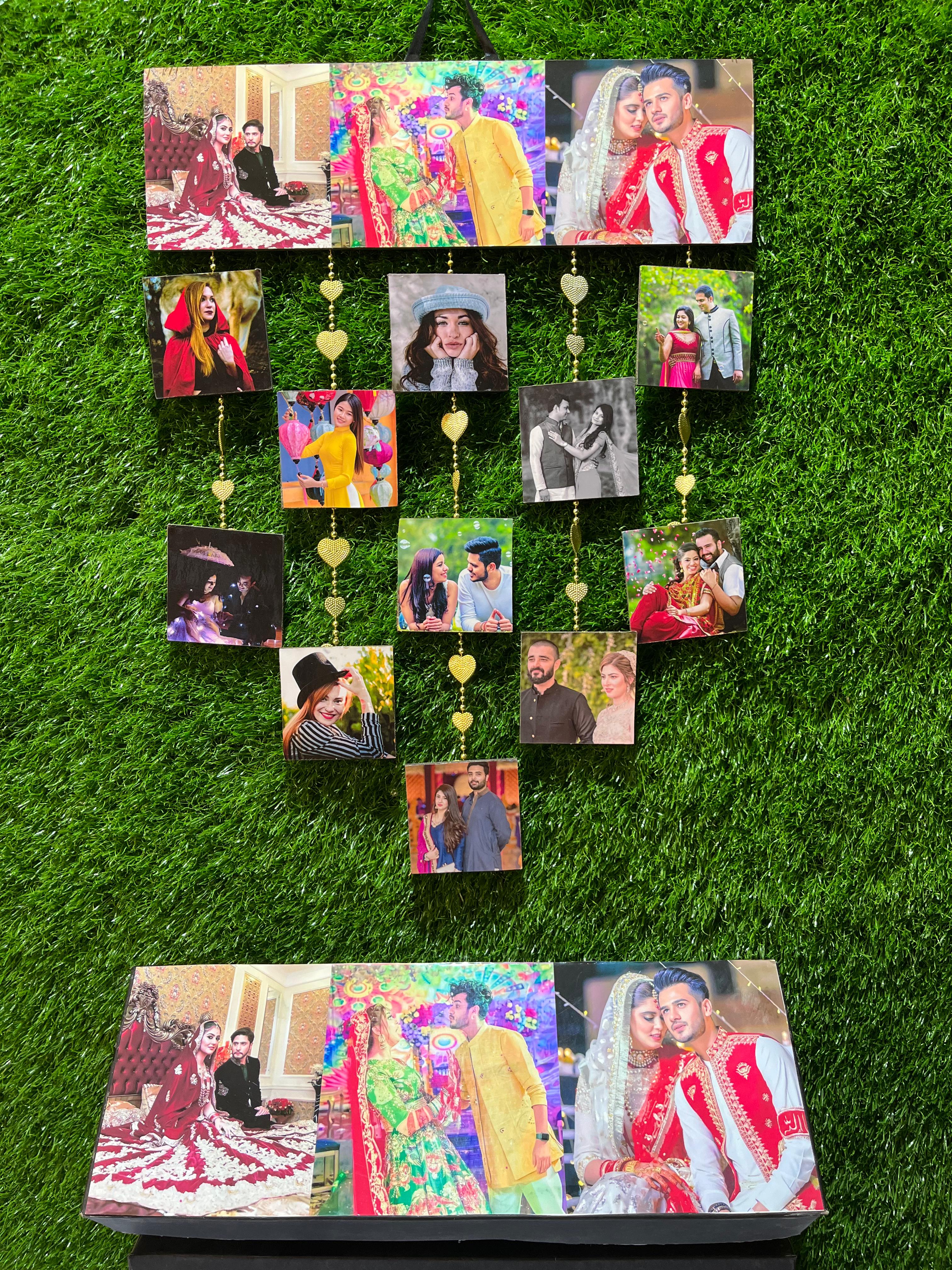 Wall Picture Hanger with Storage Box – Decorative & Convenient Organizer for Photos & Frames.