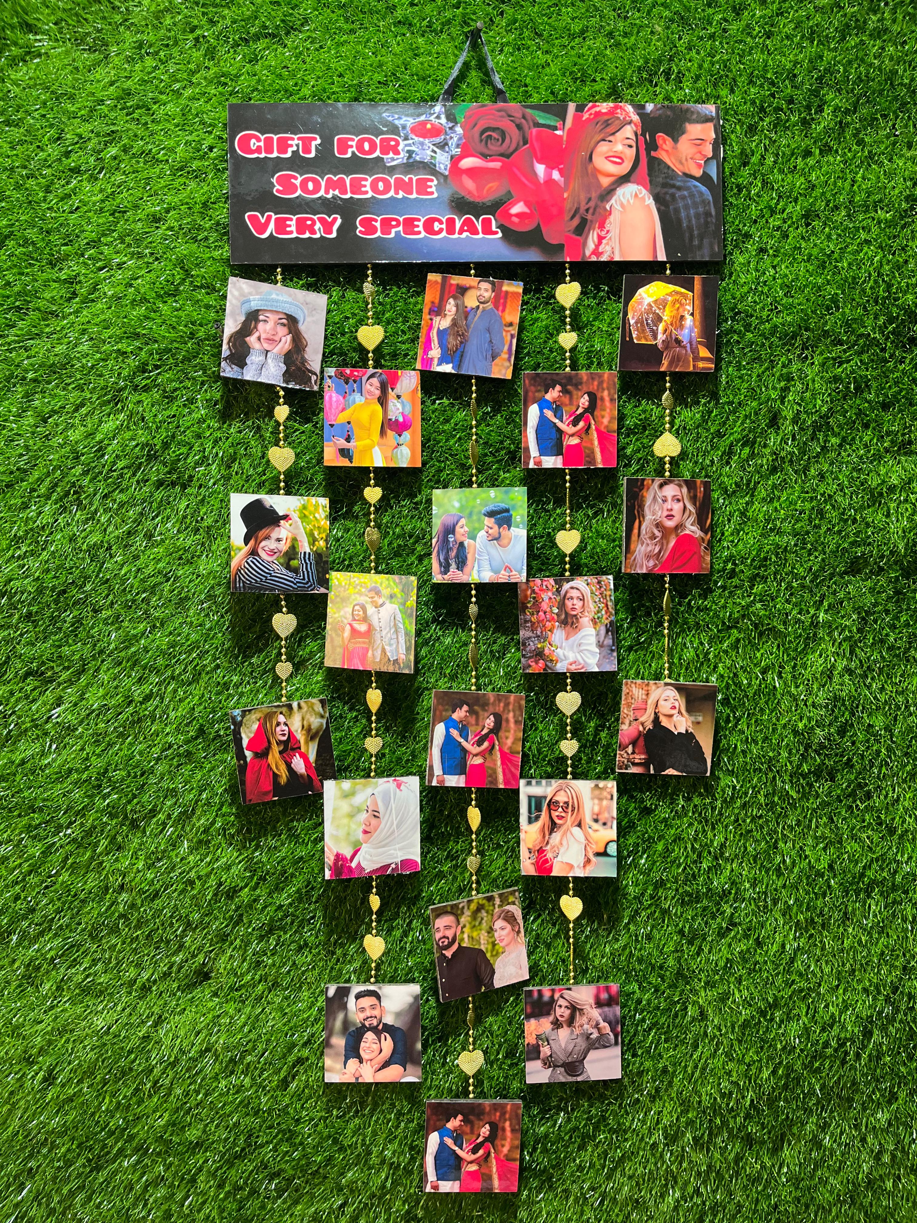 Wall Picture Hanger with Storage Box – Decorative & Convenient Organizer for Photos & Frames.