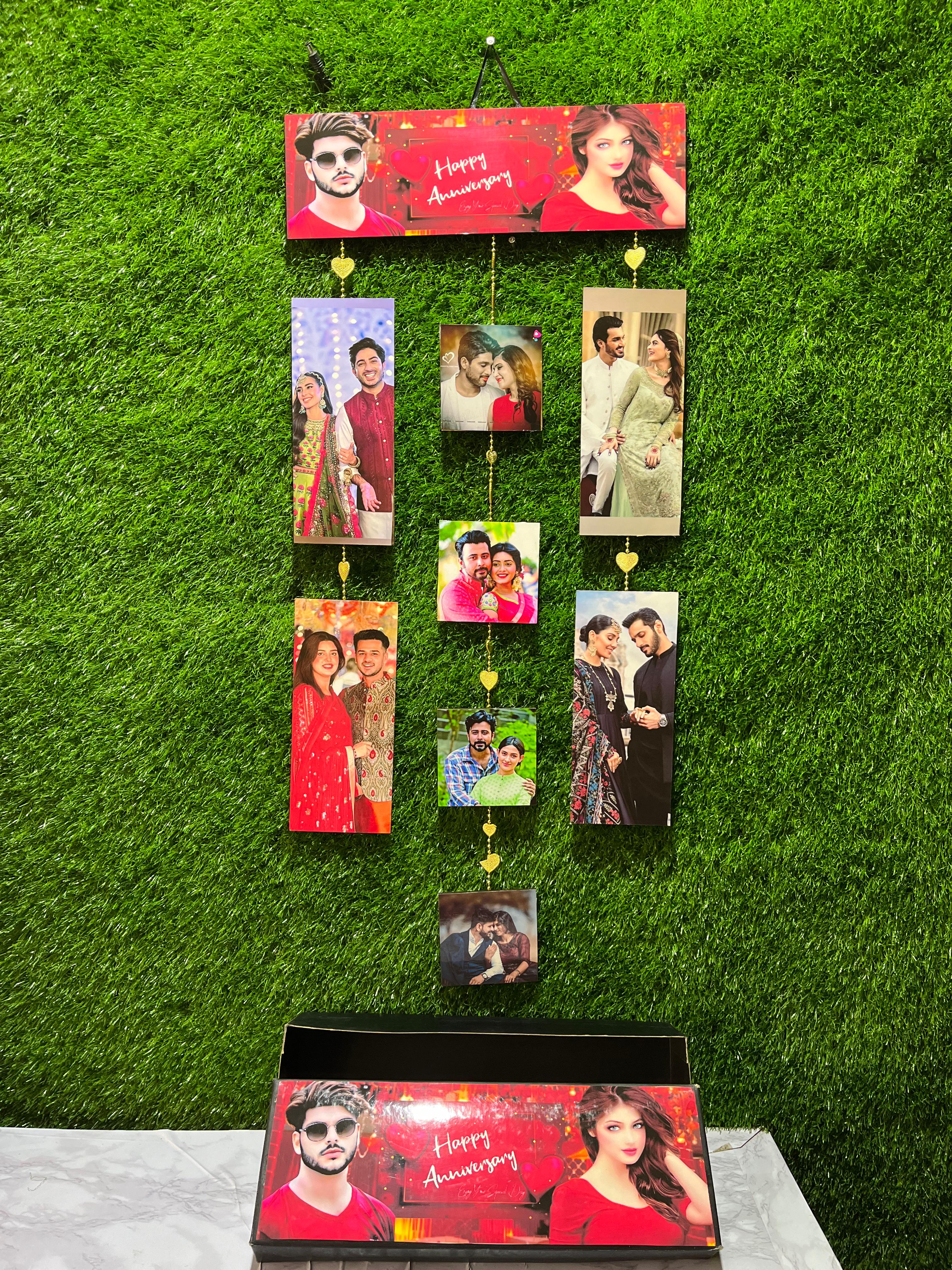 Wall Picture Hanger with Storage Box – Decorative & Convenient Organizer for Photos & Frames.